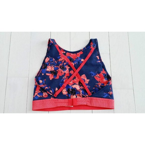 CALVIN KLEIN Retro CK Bralette Blue Inverted Floral ( M ) - Picture 4 of 4